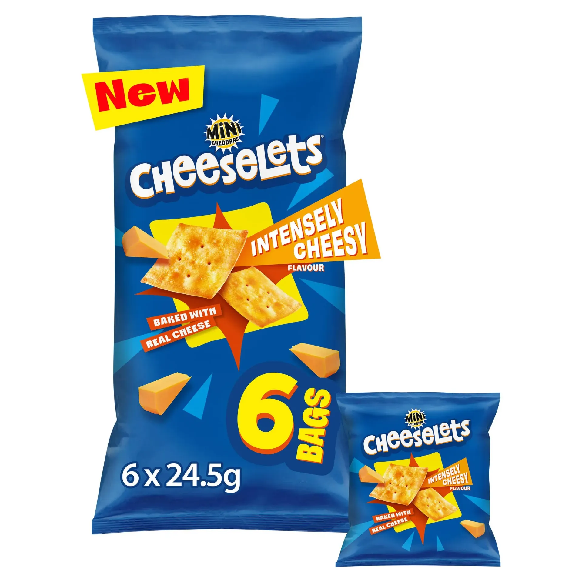 Cheeselets Intensely Cheesy Multipack 6 x 24.5g