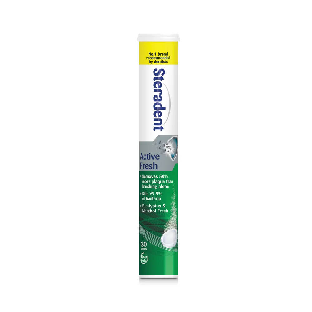 Steradent Original Active Fresh Tablets 30's
