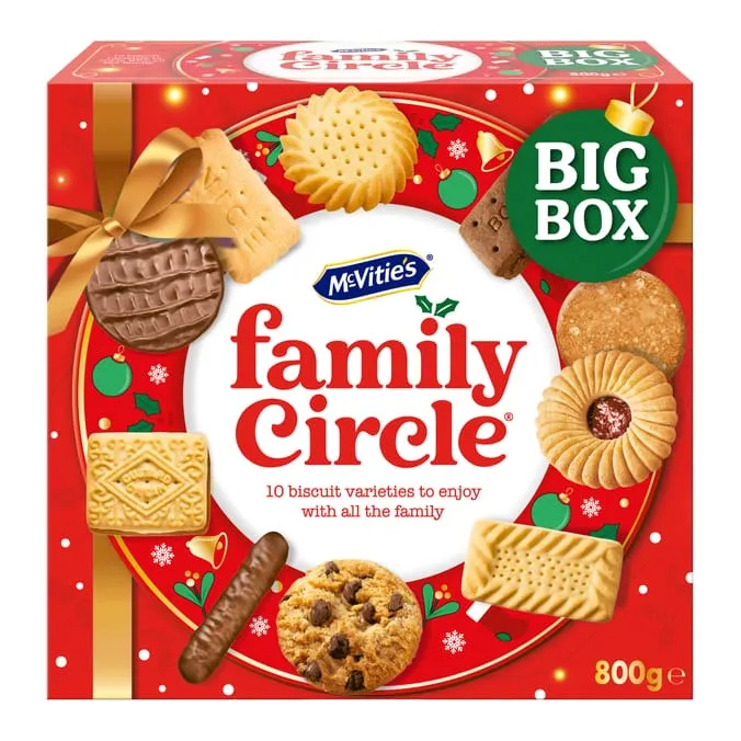 McVities Family Circle Biscuit Assortment 800g