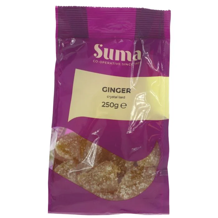 Suma Crystalised Ginger 250g