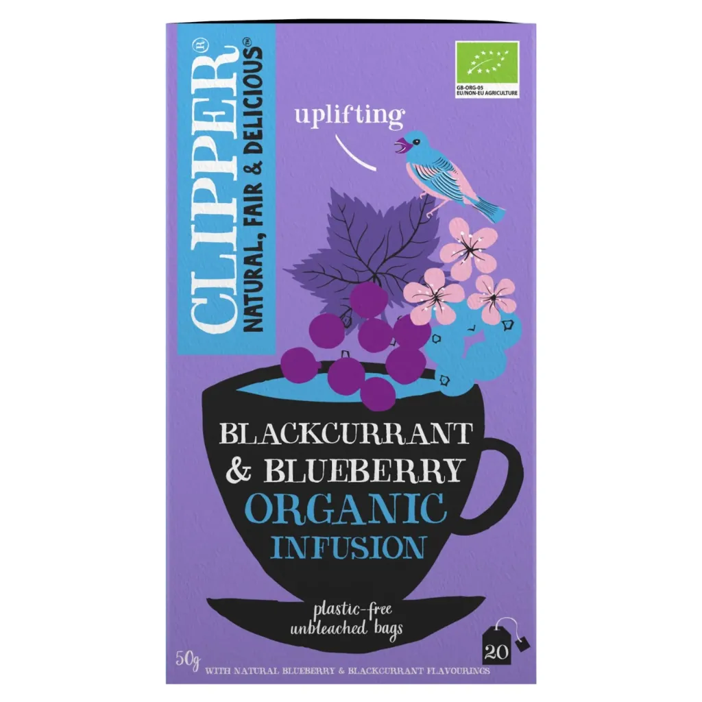 Clipper Organic Blackcurrant & Blueberry 20 Tea Bags