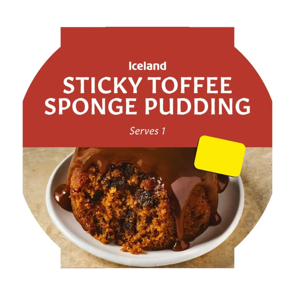 [32888] Iceland Sticky Toffee Sponge Pudding 100g