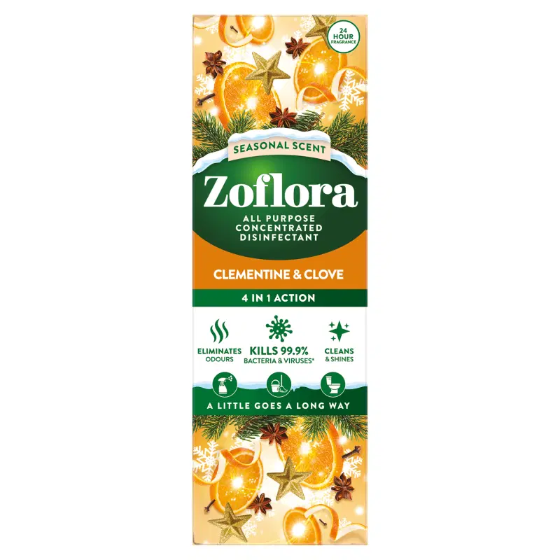 [49666] Zoflora Disinfectant Clementine & Clove 250ml