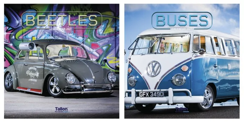 Tallon Square Calendars Beetles & Buses