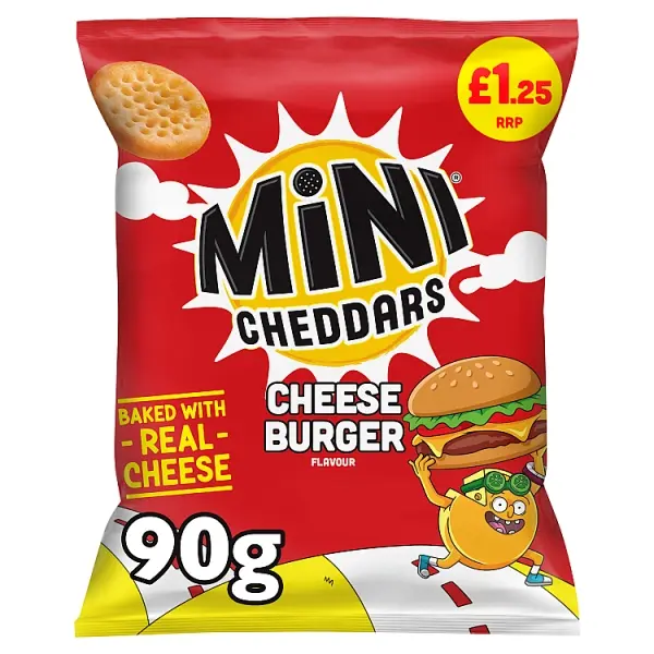 Jacobs Mini Cheddars Cheese Burger 90g