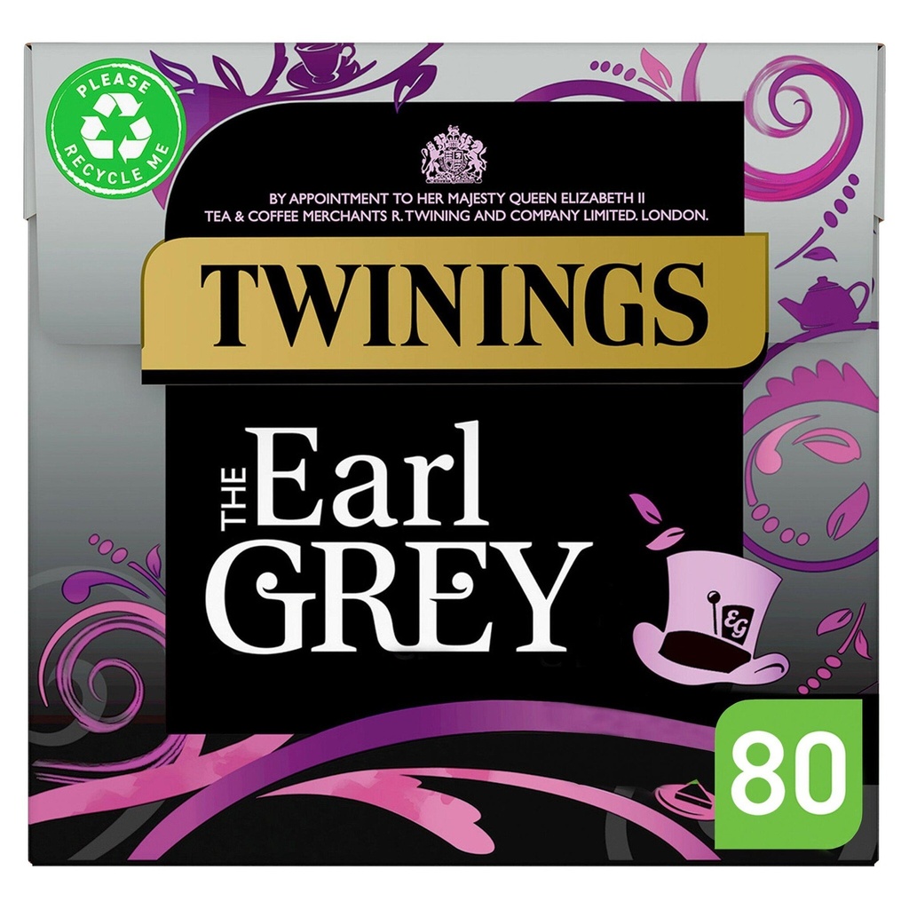 [39846] Twinings Earl Grey 80 Tea Bags