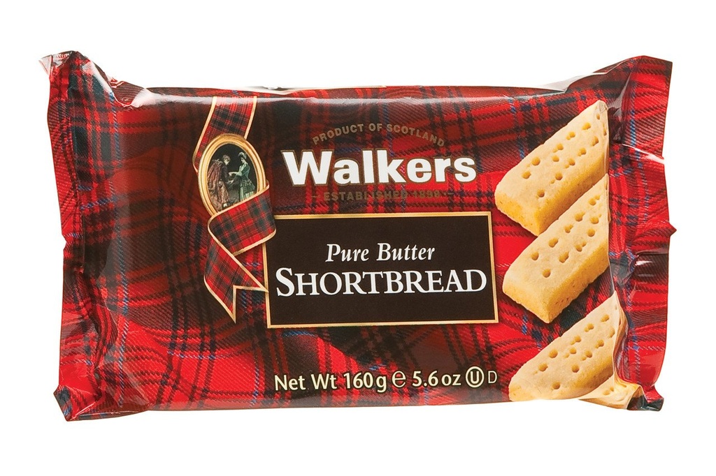 [040050] Walkers Pure Butter Shortbread 160g