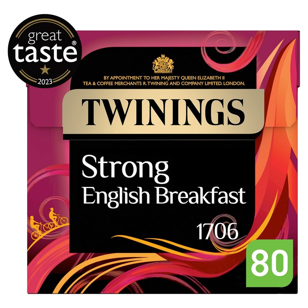 Twinings 80 Strong Tea Bags 250g