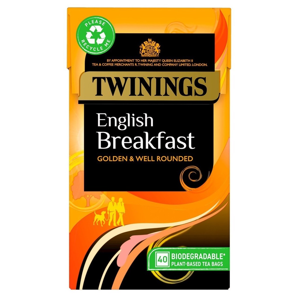 [39848] Twinings English Breakfast Tea Bags 40's