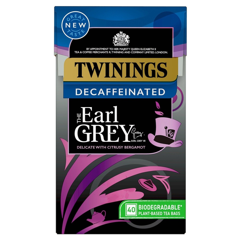 [1038202] Twinings Earl Grey Decaffeinated 40 Tea Bags