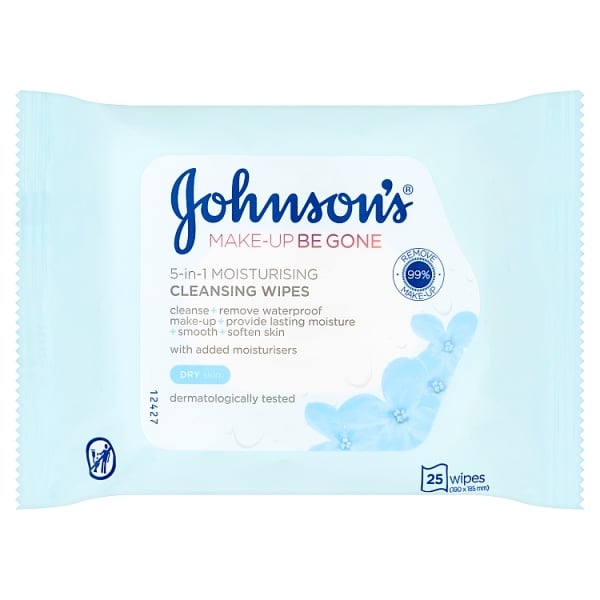 [23204] Johnsons Make-up Be Gone 5-in-1 - 25 Wipes