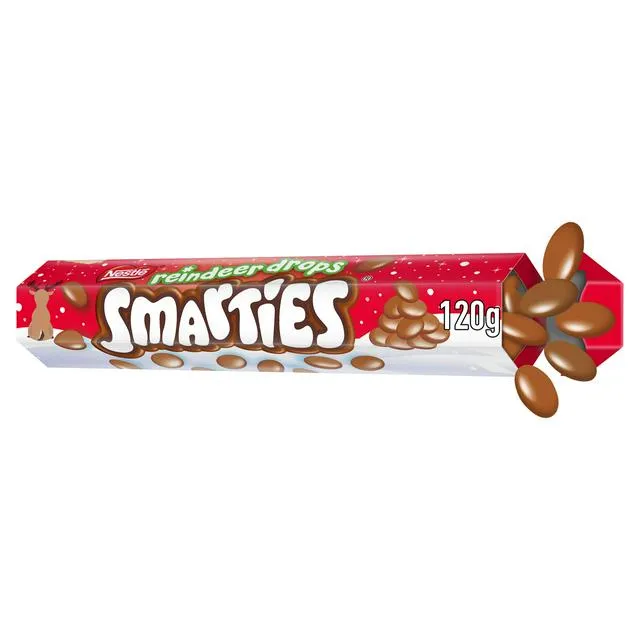 Smarties Reindeer Drops Tube 120g