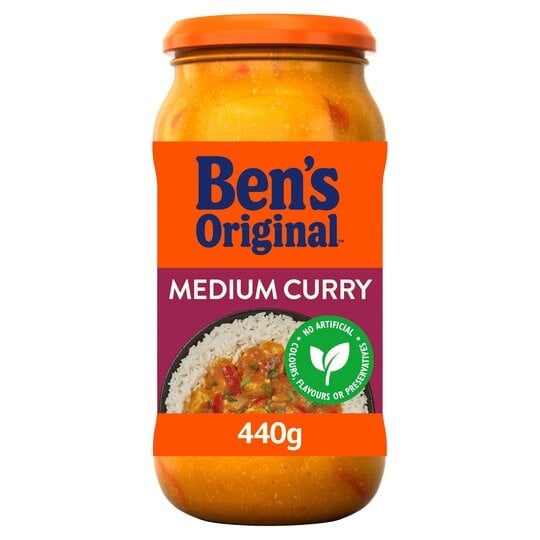 Bens Medium Curry Sauce 440g