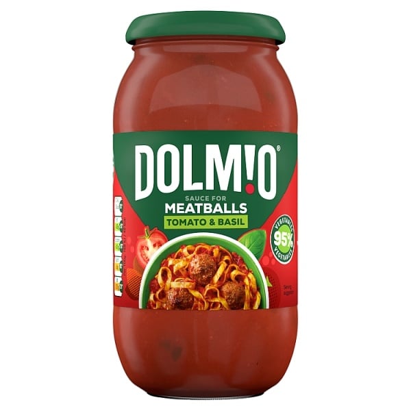 Dolmio Meatballs Sauce Tomato & Basil 500g