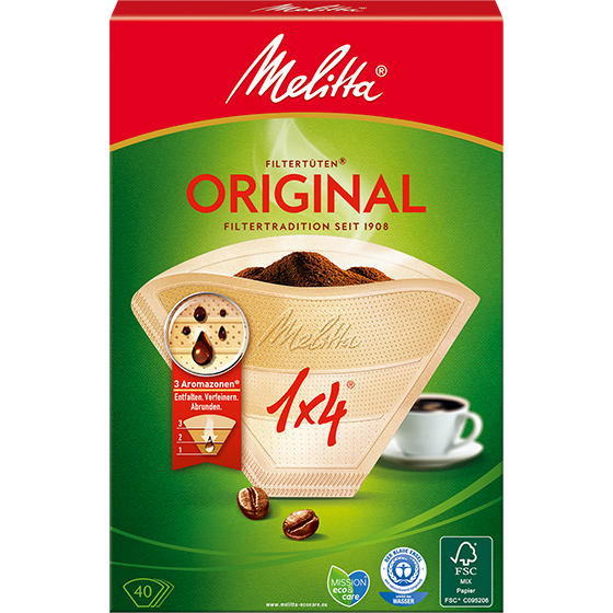 Melitta Original 80 Coffee Filters 1x4