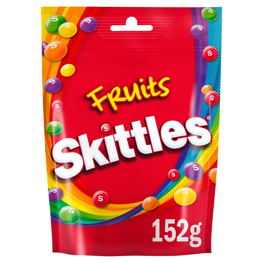 [120545] Skittles Fruits Sweets Family Size Pouch 136g