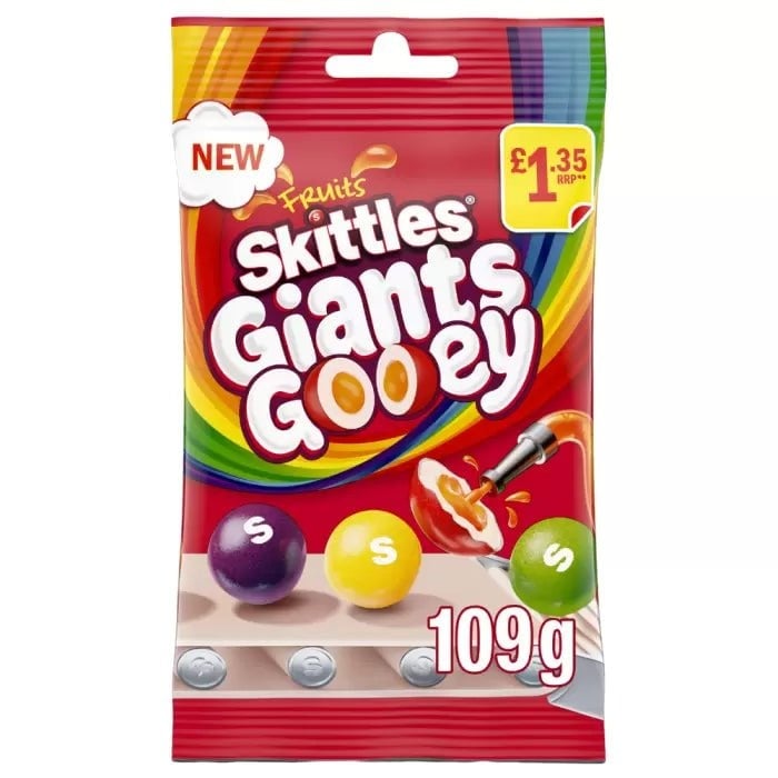 [183031] Skittles Giants Gooey 109g