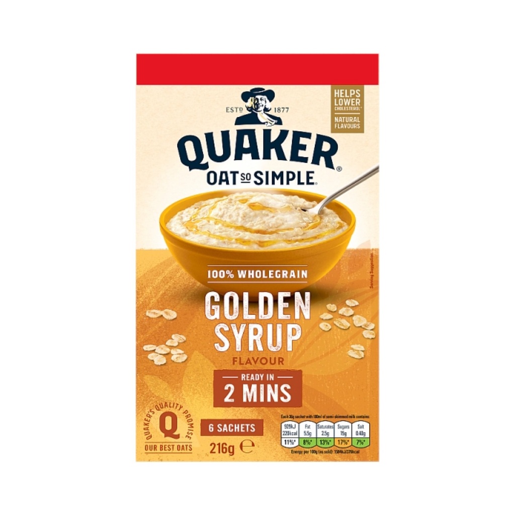 Oat so Simple Golden Syrup 6 Sachets