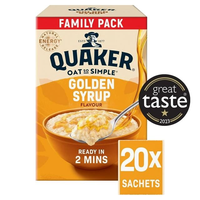 [87184] Oat so Simple Golden Syrup 20 Sachets