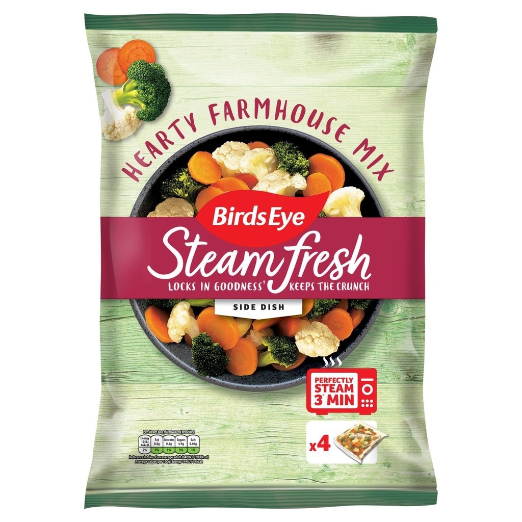 [54415] Birds Eye 4 Farmhouse Mix Steamfresh 4pk 540g