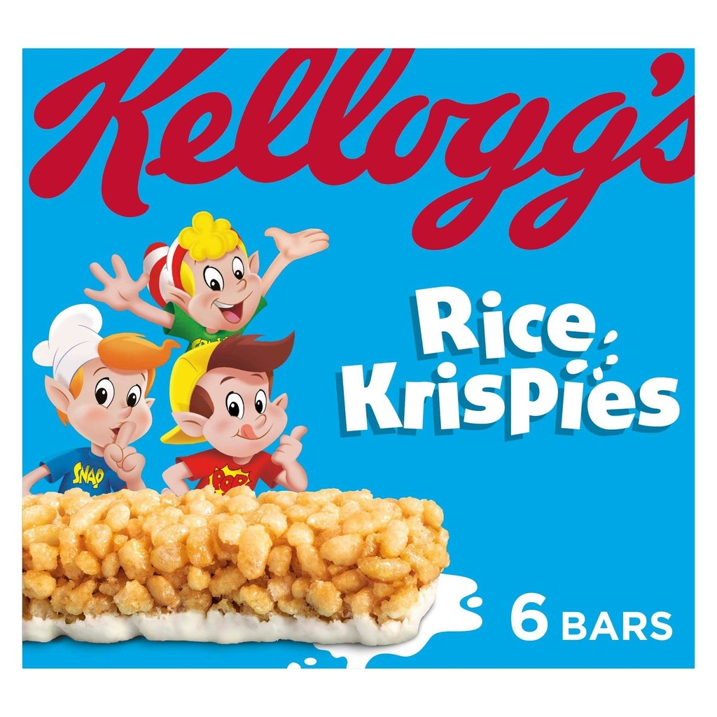 [179956] Kelloggs Rice Krispies Cereal Bars 6x20g
