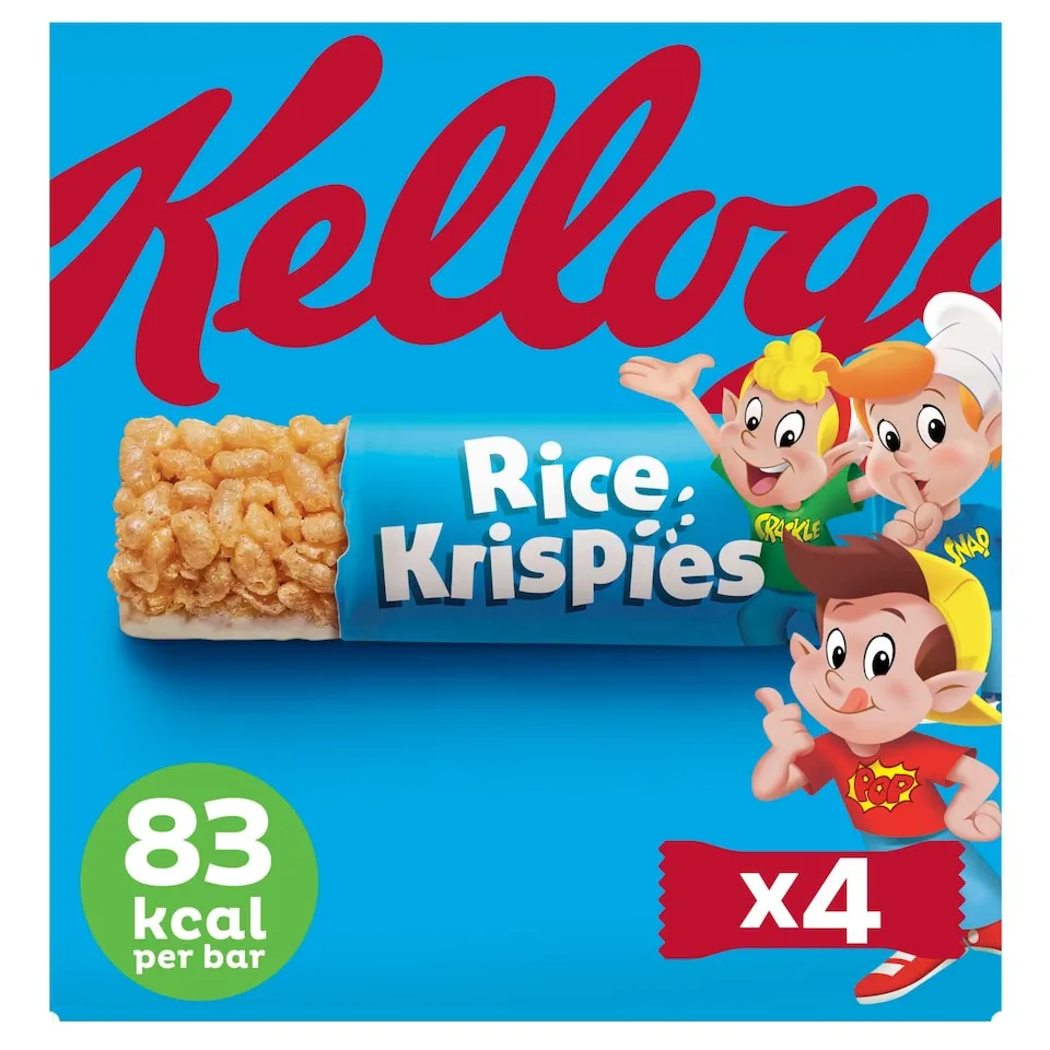 [184781] Kelloggs Rice Krispies Cereal Bars 4x20g