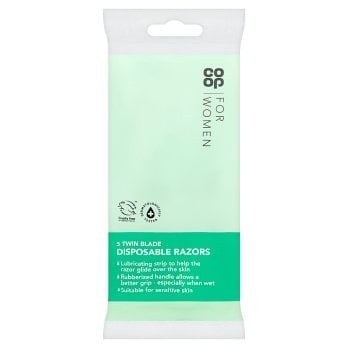 [1082412] Co-op Women 5 Twin Blade Disposable Razors