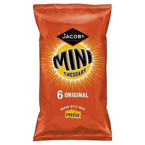 [126646] Jacobs Mini Cheddars Original 6 Pack 6x25g