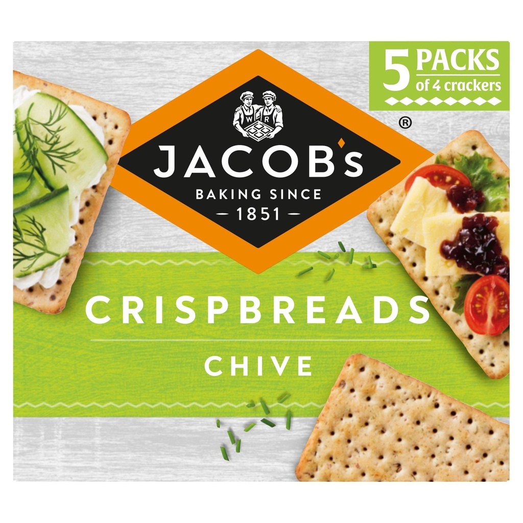 [101312] Jacobs Crispbreads Chive 5pk