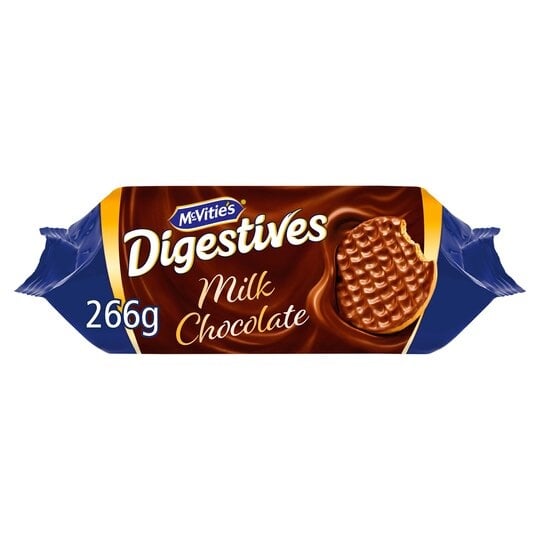 [178782] McVities Digestives Milk Chocolate 266g